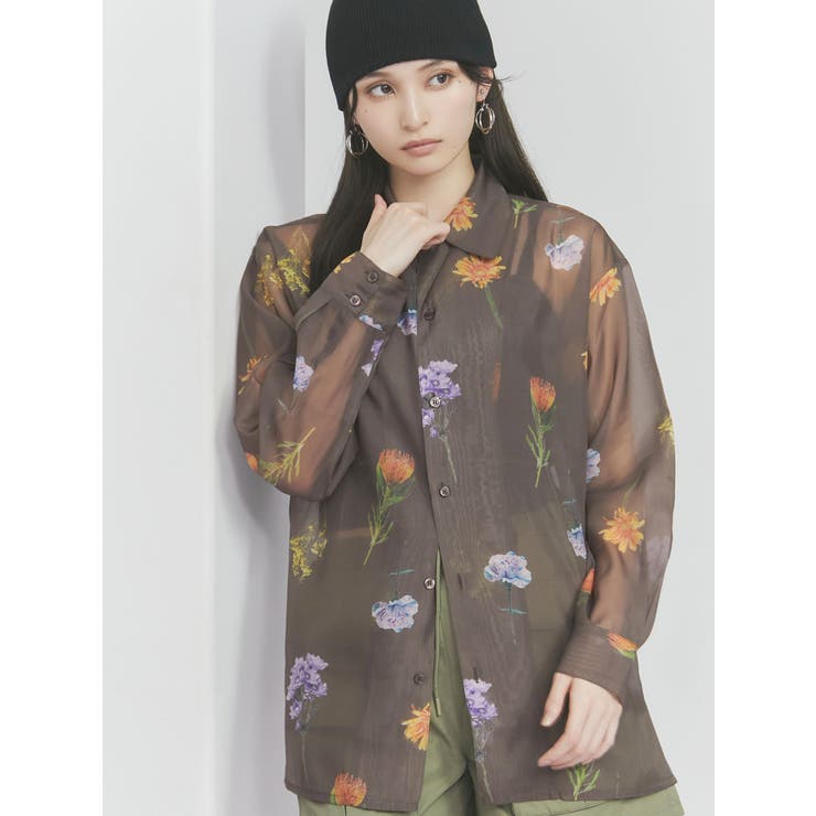 フラワーシアーシャツ【WEB限定】 | MURUA | 詳細画像4 