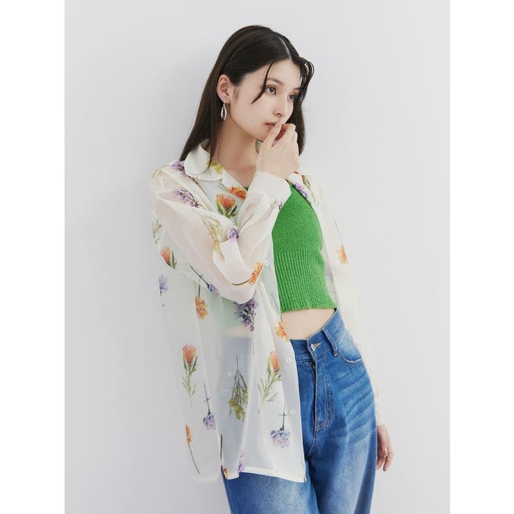 フラワーシアーシャツ【WEB限定】 | MURUA | 詳細画像5 