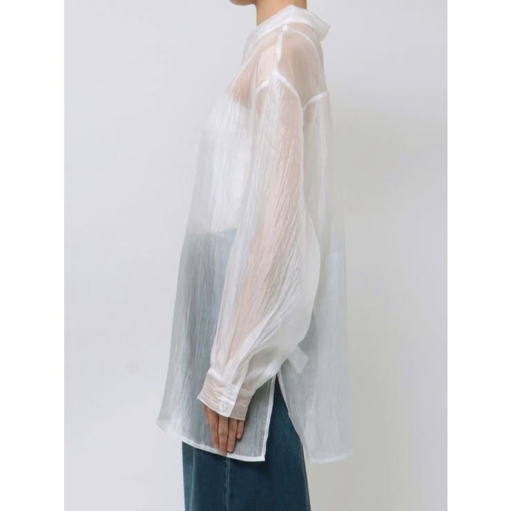 シアーシャイニーボリュームシャツ | MURUA | 詳細画像11 