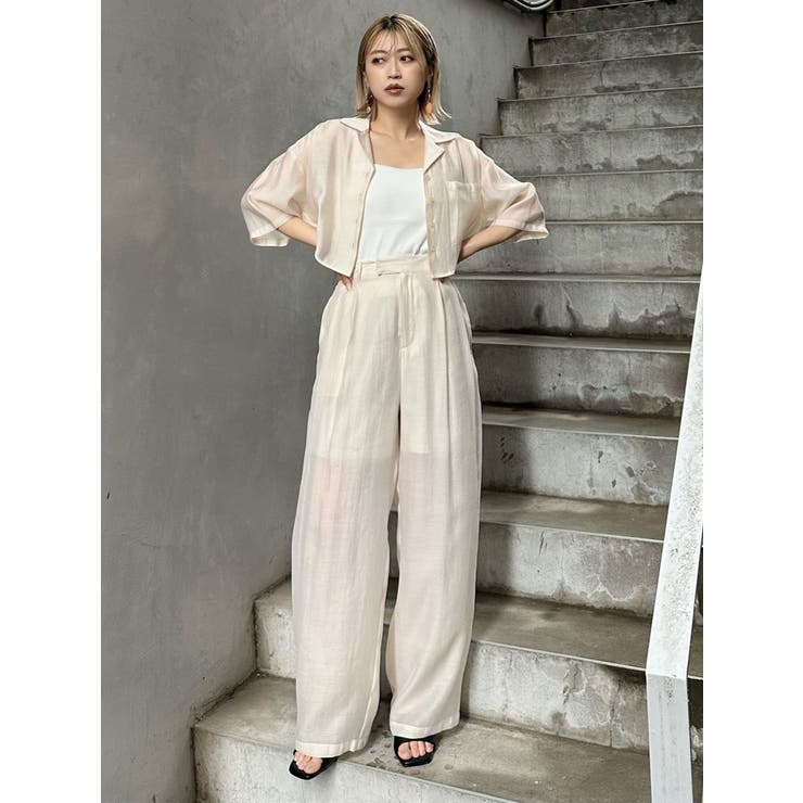 シアーワイドパンツ | MURUA | 詳細画像18 