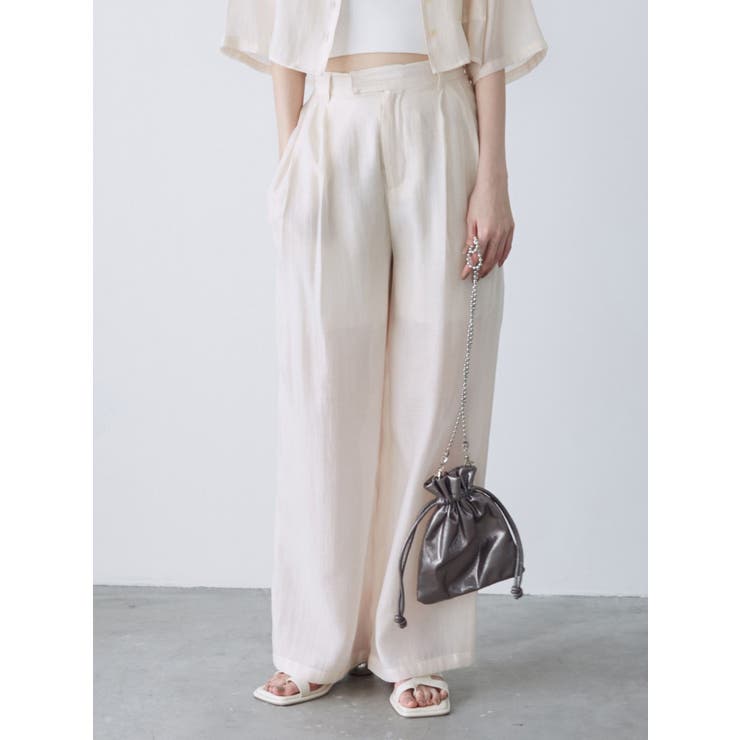 シアーワイドパンツ | MURUA | 詳細画像2 