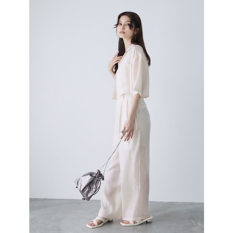 シアーワイドパンツ | MURUA | 詳細画像5 