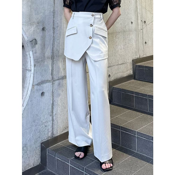 ライトグレー | マルチウェイワイドパンツ | MURUA