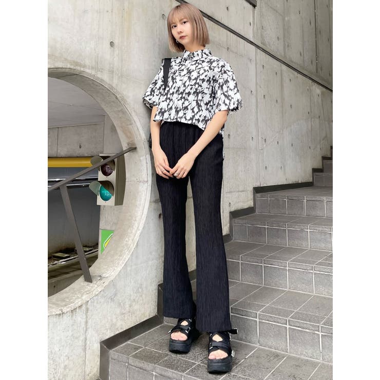 プリーツイージーワイドパンツ | MURUA | 詳細画像2 