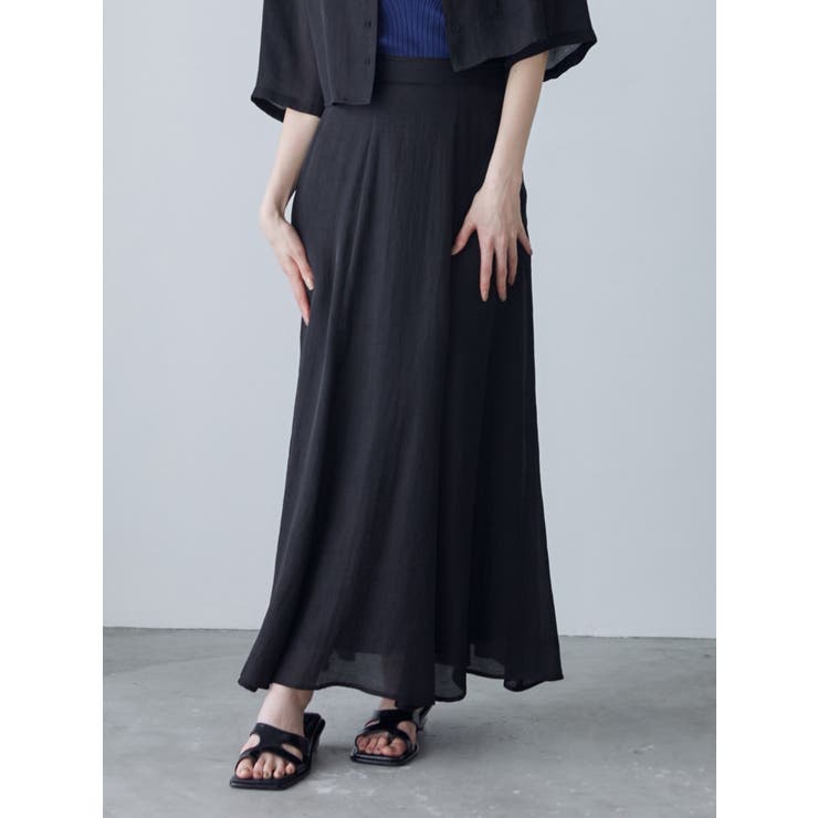 ブラック | シアーマキシスカート | MURUA