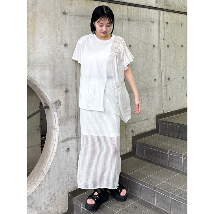 シースルーメッシュスカート | MURUA | 詳細画像18 