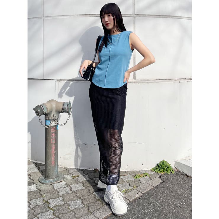 シースルーメッシュスカート | MURUA | 詳細画像22 