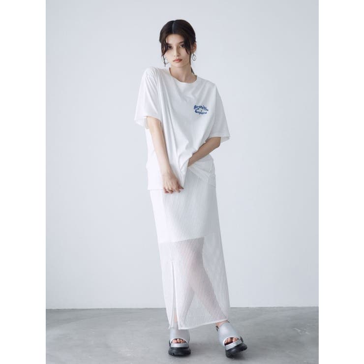 シースルーメッシュスカート | MURUA | 詳細画像4 