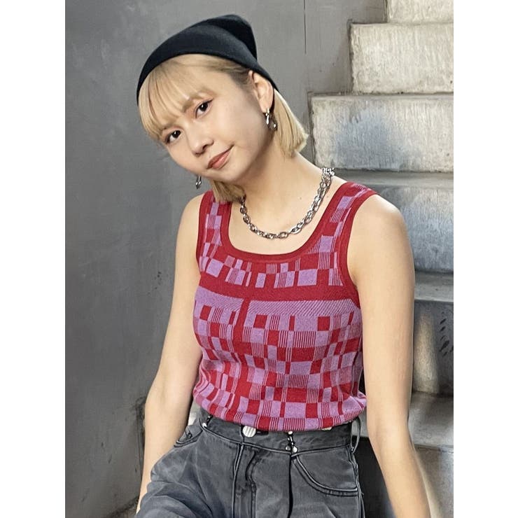 ジオメタンクトップ | MURUA | 詳細画像18 