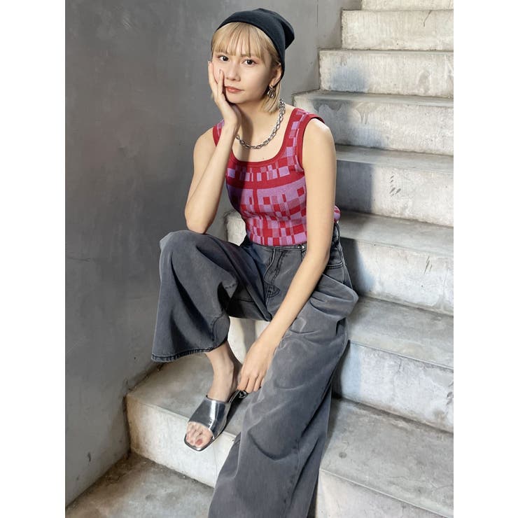 ジオメタンクトップ | MURUA | 詳細画像19 