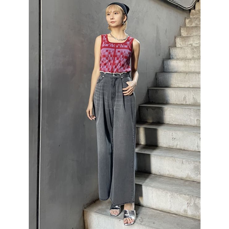 ジオメタンクトップ | MURUA | 詳細画像21 