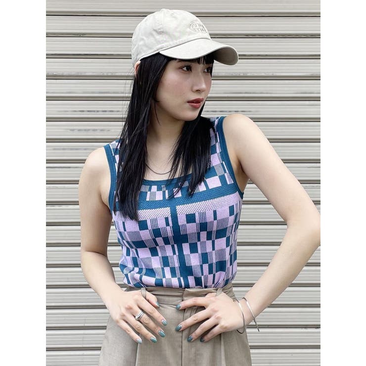 ジオメタンクトップ | MURUA | 詳細画像24 