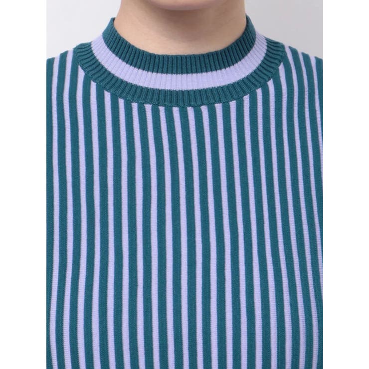 ミニマルストライプニット[品番：MKSW0058502]｜MURUA（ムルーア