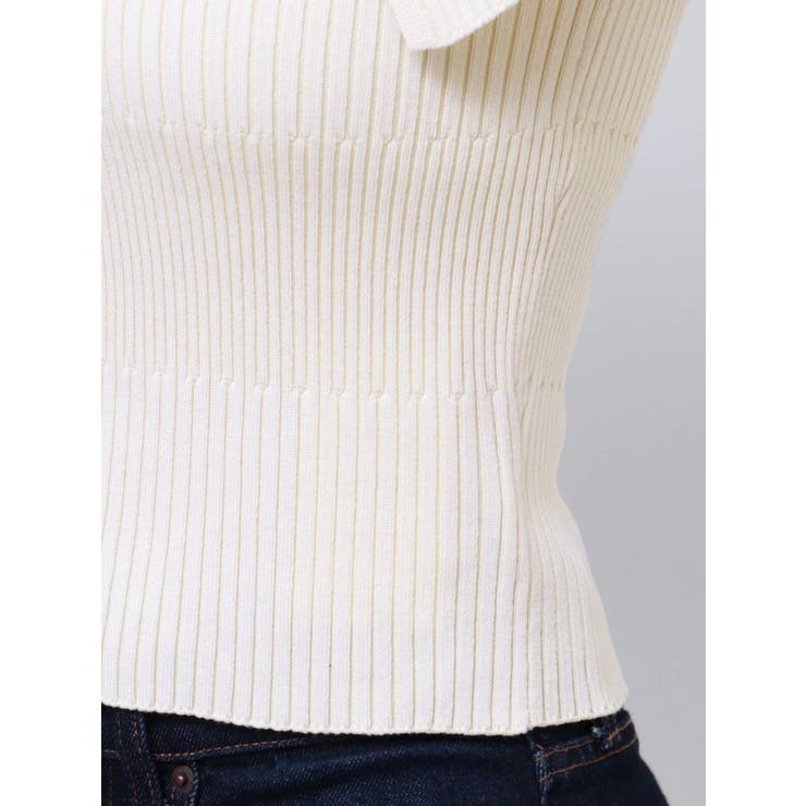 オフショルチャイナボタンニット | MURUA | 詳細画像40 