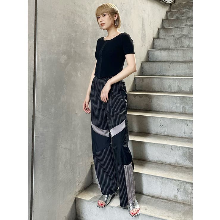 ホックデザインハーフスリーブニット | MURUA | 詳細画像13 