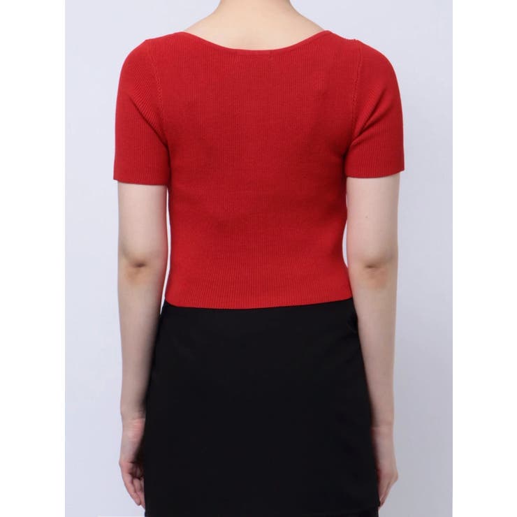 ホックデザインハーフスリーブニット | MURUA | 詳細画像20 