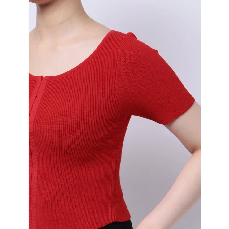 ホックデザインハーフスリーブニット | MURUA | 詳細画像22 