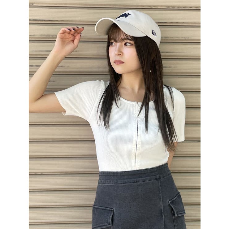 ホックデザインハーフスリーブニット | MURUA | 詳細画像4 