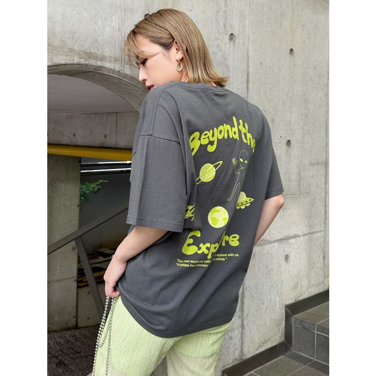 エイリアンプリントTシャツ | MURUA | 詳細画像8 