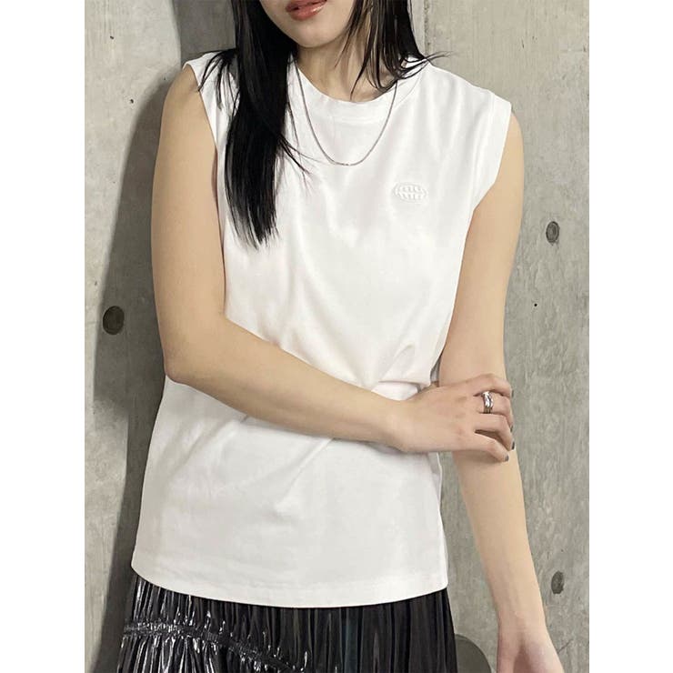 ロゴノースリーブトップス[品番：MKSW0057126]｜MURUA（ムルーア