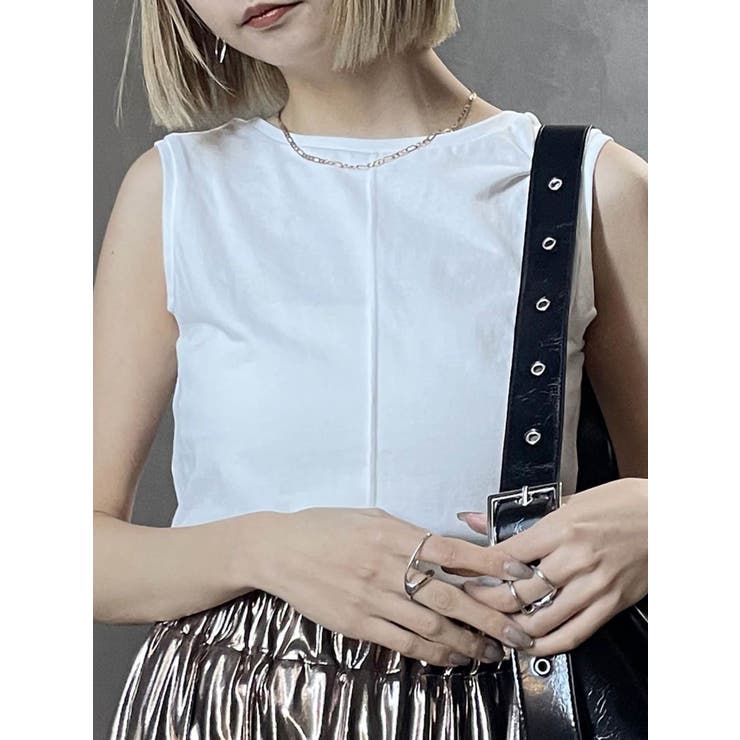 ホワイト | 2WAYコンパクトカットソー【セット販売対象】 | MURUA