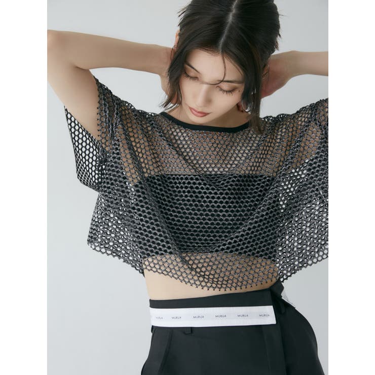 ブラック | カップ付きブラトップ | MURUA