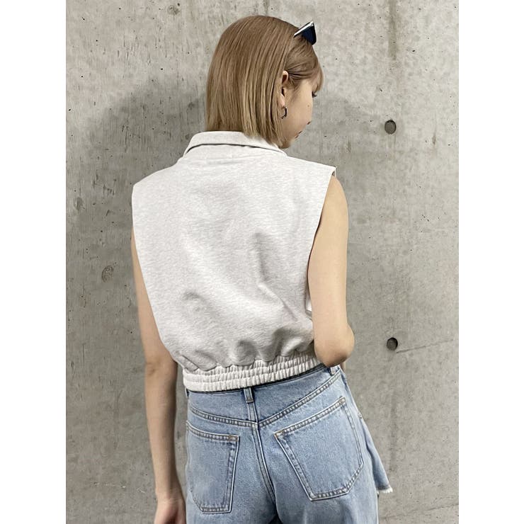 クロップトハーフジップスウェット | MURUA | 詳細画像13 