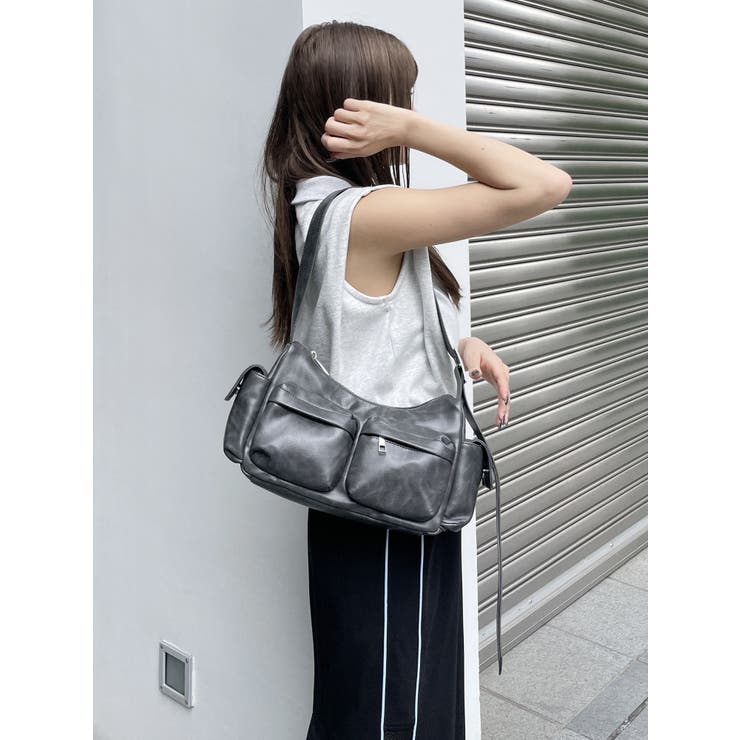 クロップトハーフジップスウェット | MURUA | 詳細画像43 