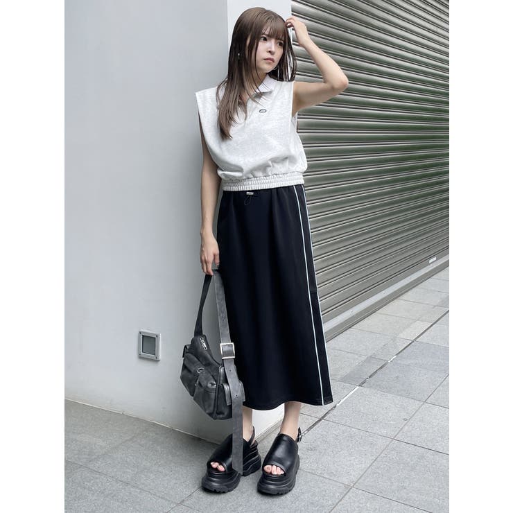 クロップトハーフジップスウェット | MURUA | 詳細画像44 