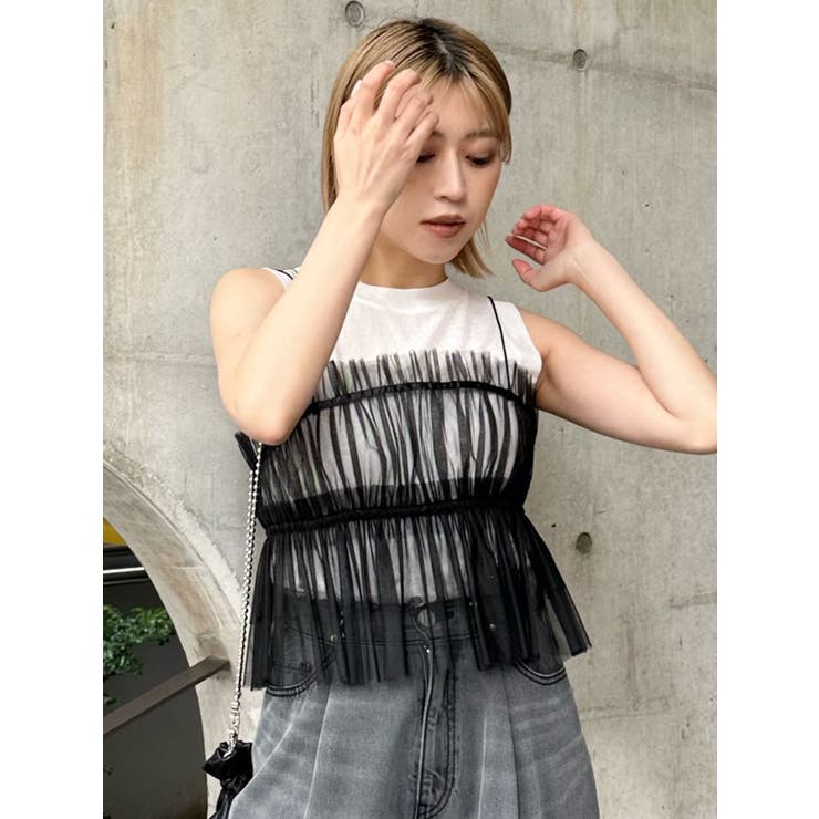 セミシアーノースリカットトップス | MURUA | 詳細画像24 