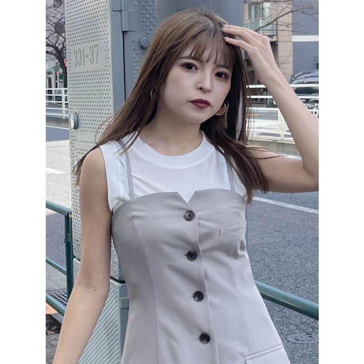 セミシアーノースリカットトップス | MURUA | 詳細画像34 