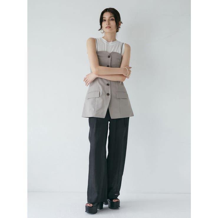 セミシアーノースリカットトップス | MURUA | 詳細画像9 