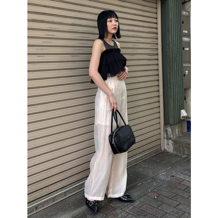 チュールフリルレイヤードタンクトップ | MURUA | 詳細画像12 