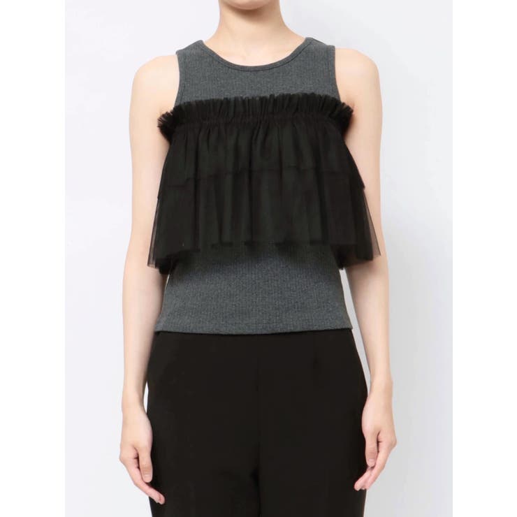 チュールフリルレイヤードタンクトップ | MURUA | 詳細画像19 