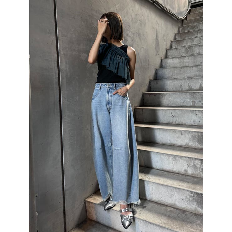 チュールフリルレイヤードタンクトップ | MURUA | 詳細画像7 