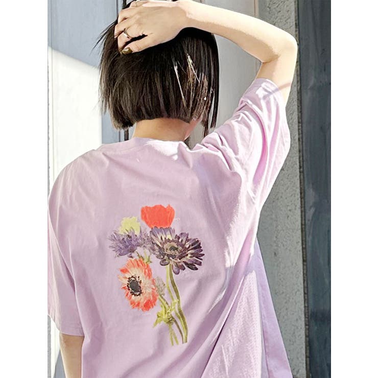 ピンク | Beautiful flower Tシャツ【WEB限定】 | MURUA