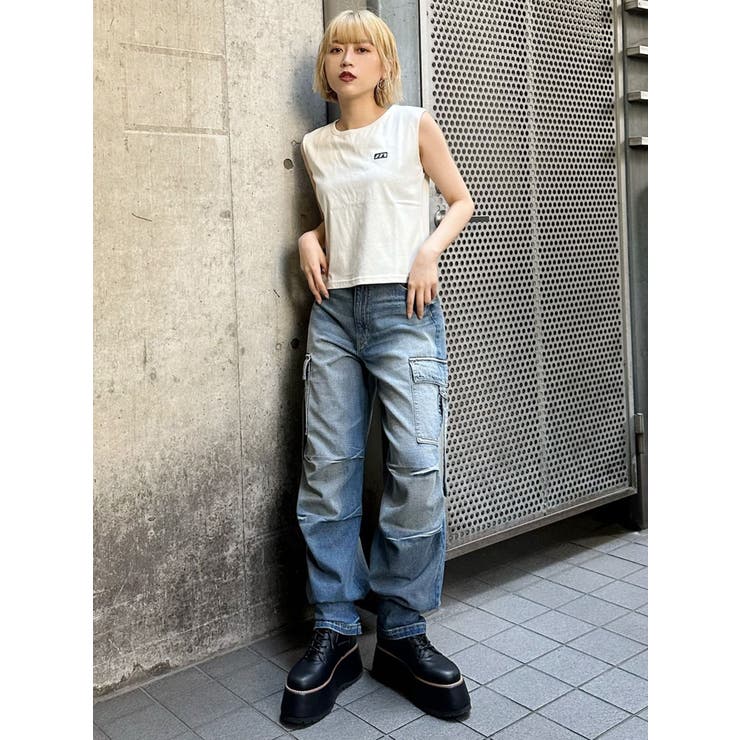 エンブロイダリーロゴタンク | MURUA | 詳細画像10 