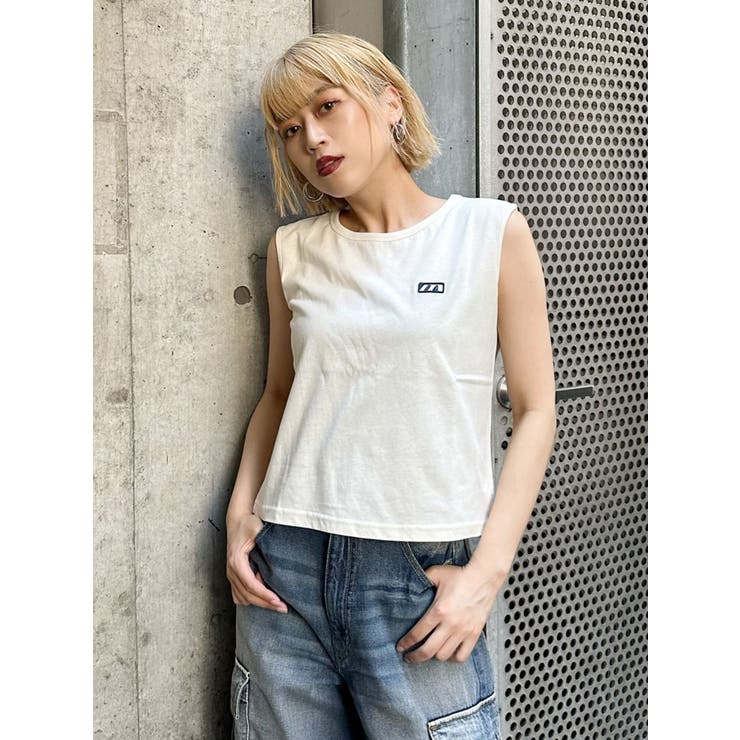 エンブロイダリーロゴタンク | MURUA | 詳細画像8 