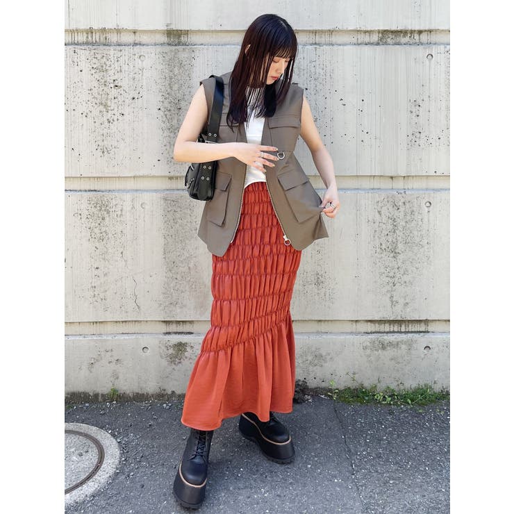 カーゴポケットジレ | MURUA | 詳細画像13 