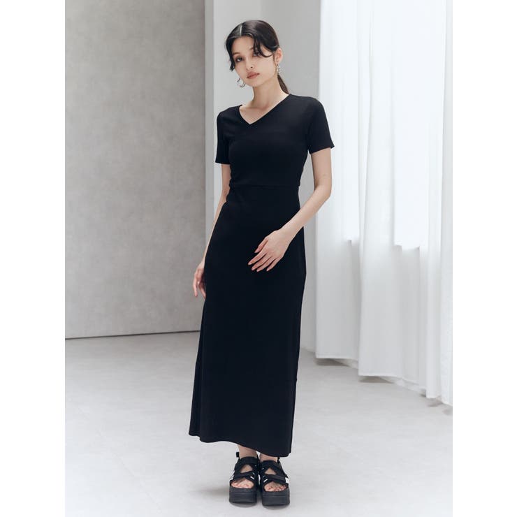 アシメネックバックオープンワンピース | MURUA | 詳細画像7 