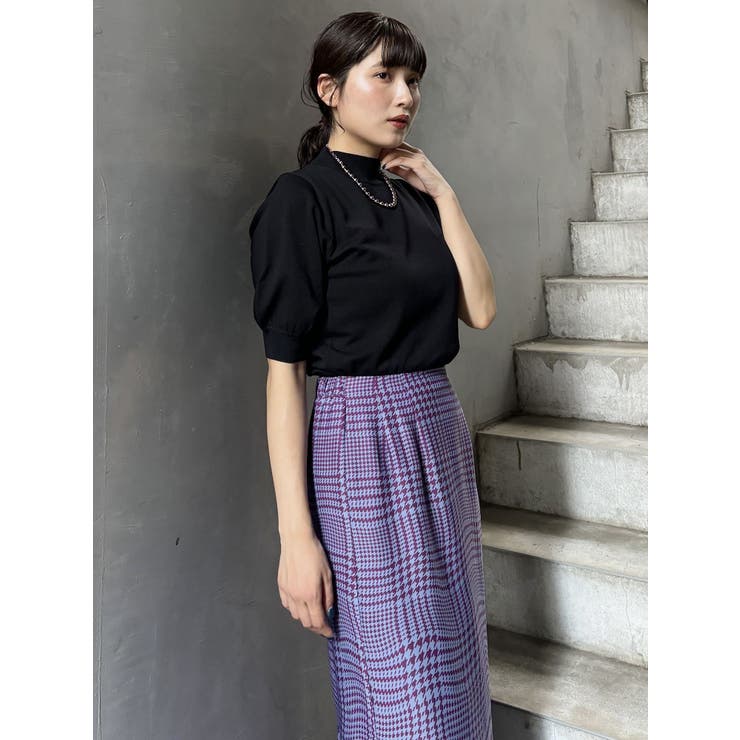 ウェーブチェックナロースカート | MURUA | 詳細画像7 