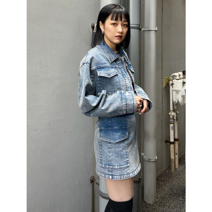 ラップ風ミニスカート[品番：MKSW0059246]｜MURUA（ムルーア）の