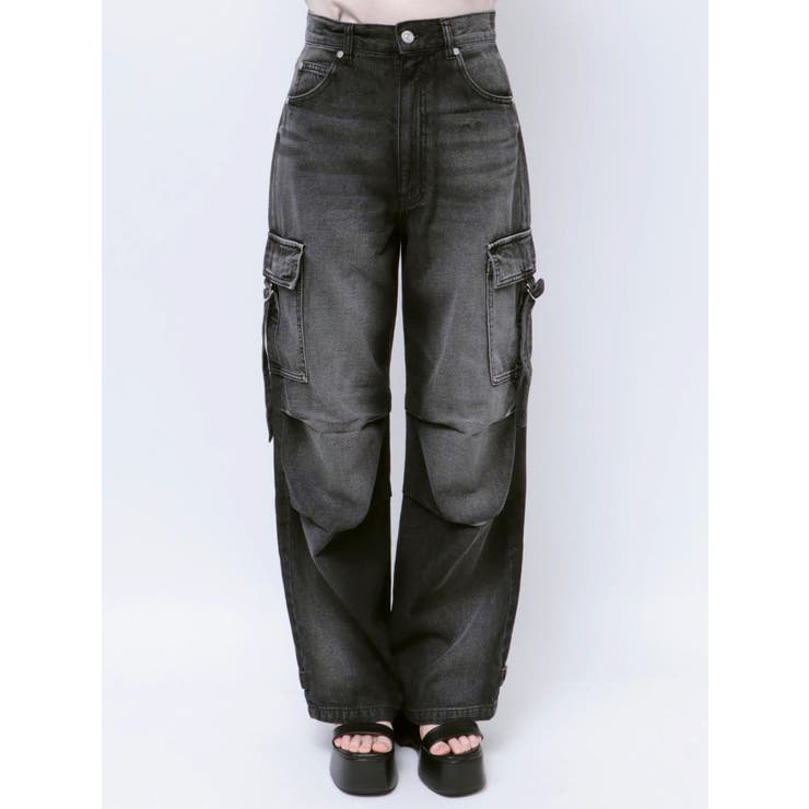 新品 PWCIRCULUS M 裾2WAY ヘムスピンドル ワイド カーゴパンツ ADMIX/ATELIER SAB MEN（アドミックスアトリエサブメン）の