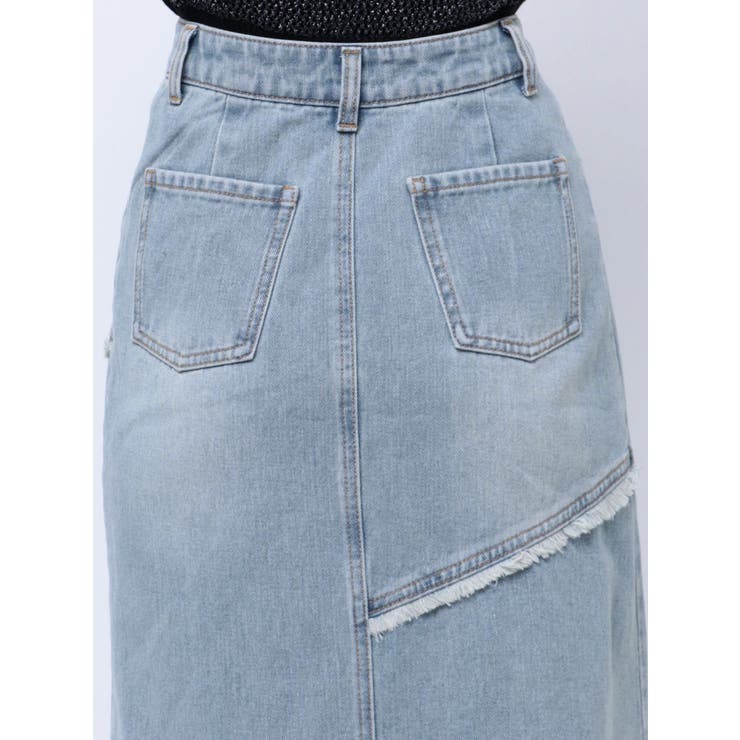 デニムフロントオープンロングスカート | MURUA | 詳細画像30 