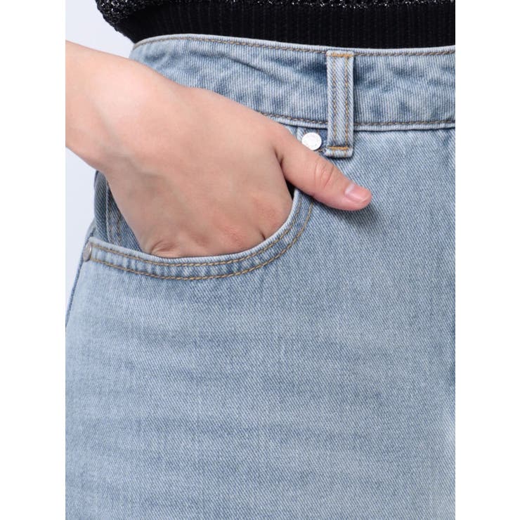 デニムフロントオープンロングスカート | MURUA | 詳細画像32 