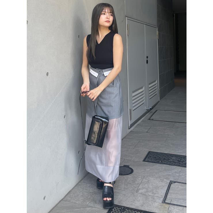 付け衿2WAYリブニット | MURUA | 詳細画像11 