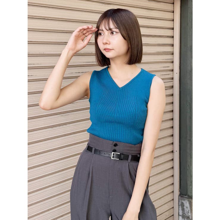 付け衿2WAYリブニット | MURUA | 詳細画像12 