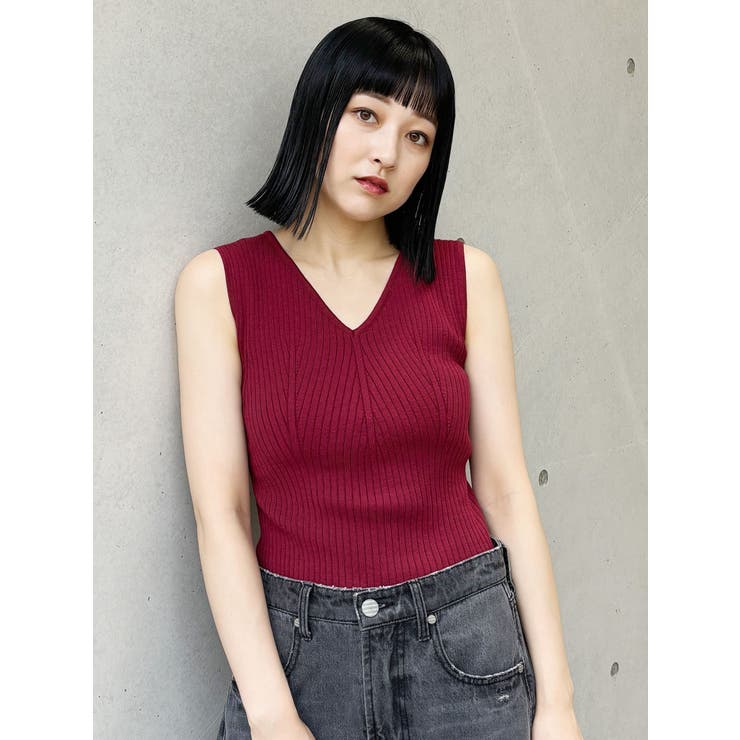 付け衿2WAYリブニット | MURUA | 詳細画像19 