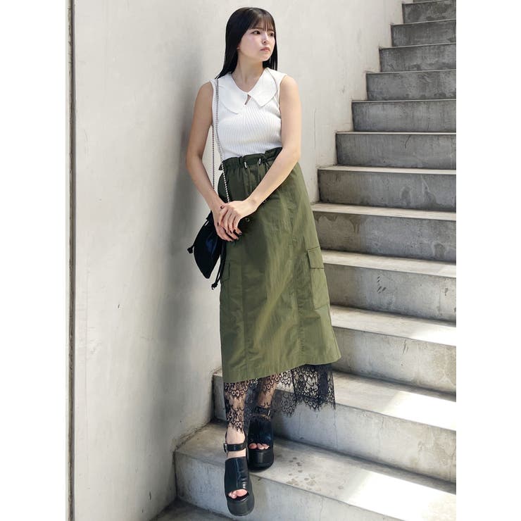 付け衿2WAYリブニット | MURUA | 詳細画像5 