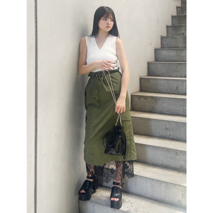 付け衿2WAYリブニット | MURUA | 詳細画像6 